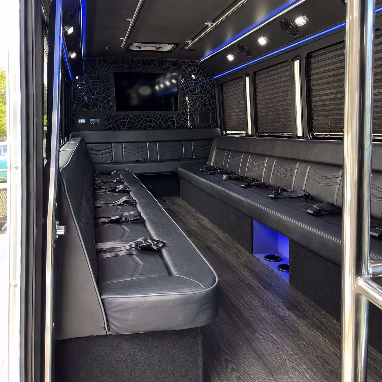 perris wedding party bus rental