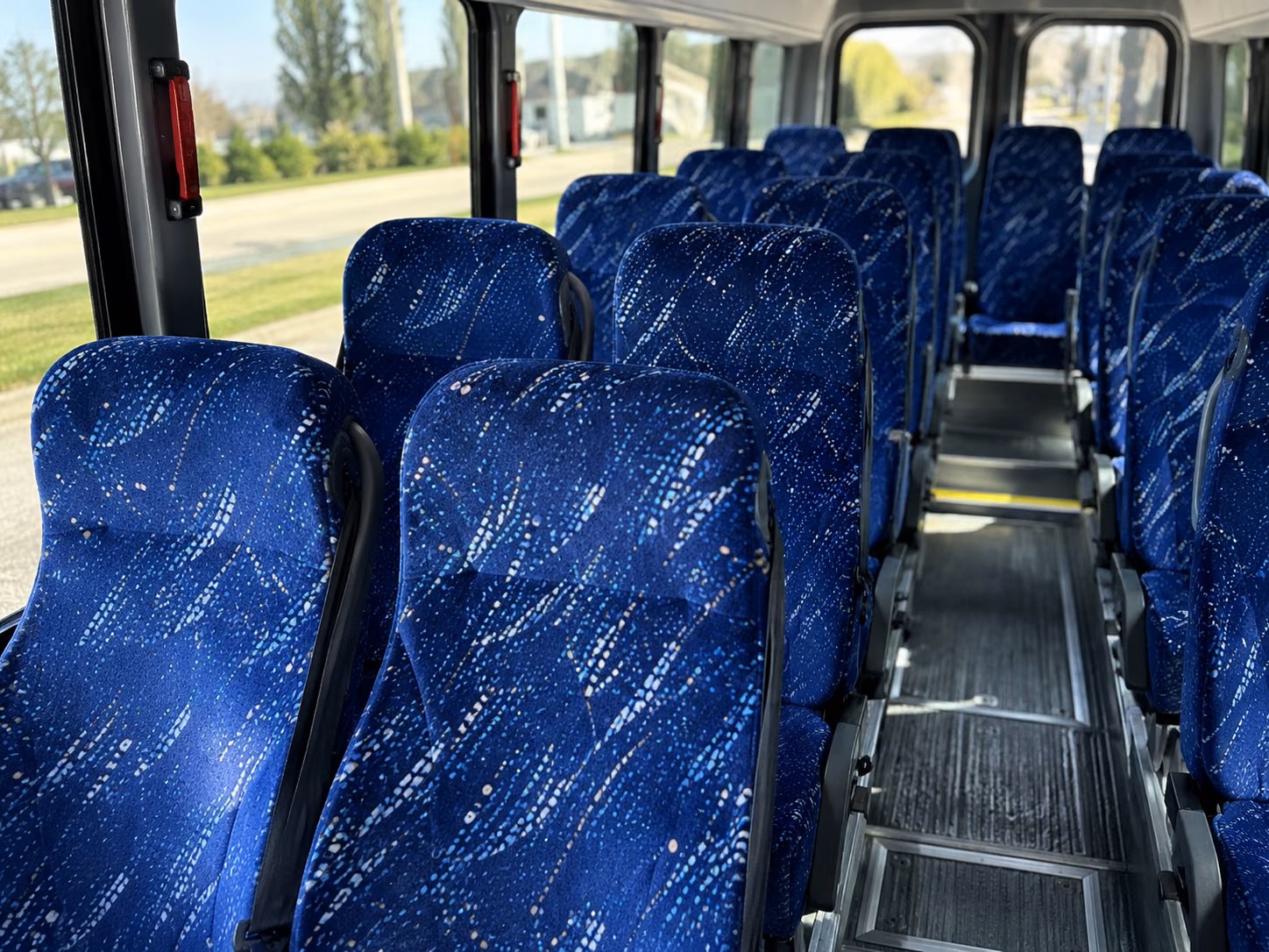 perris wedding transportation onboard seating
