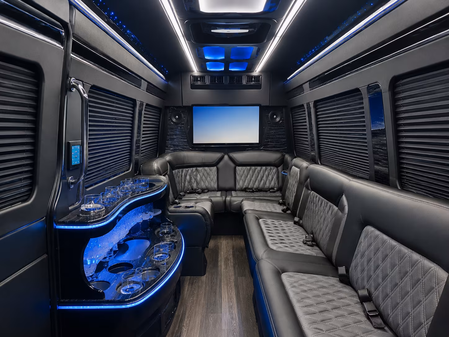 rehearsal dinner bus rentals around perris and the inland empire