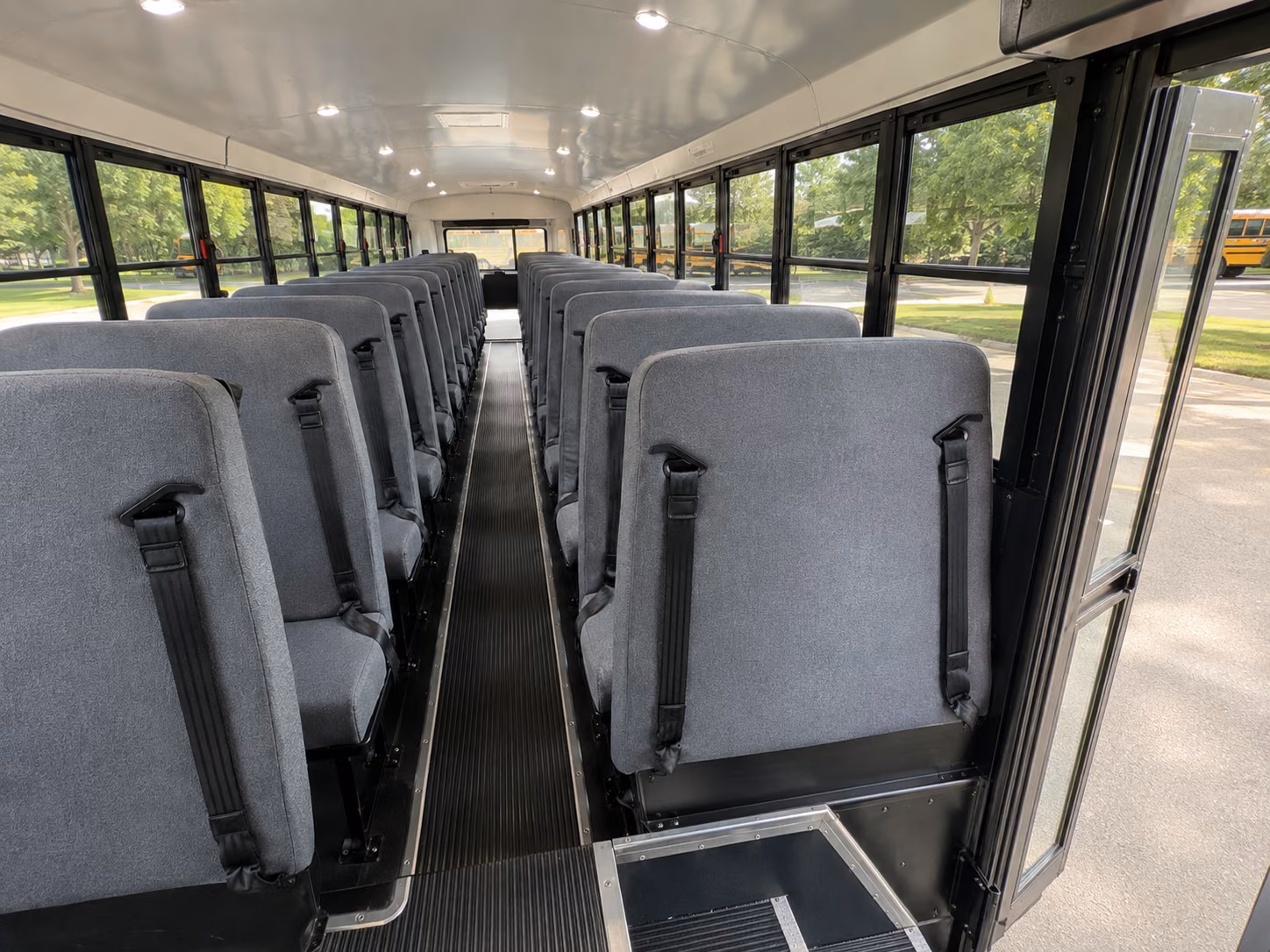 school bus interior